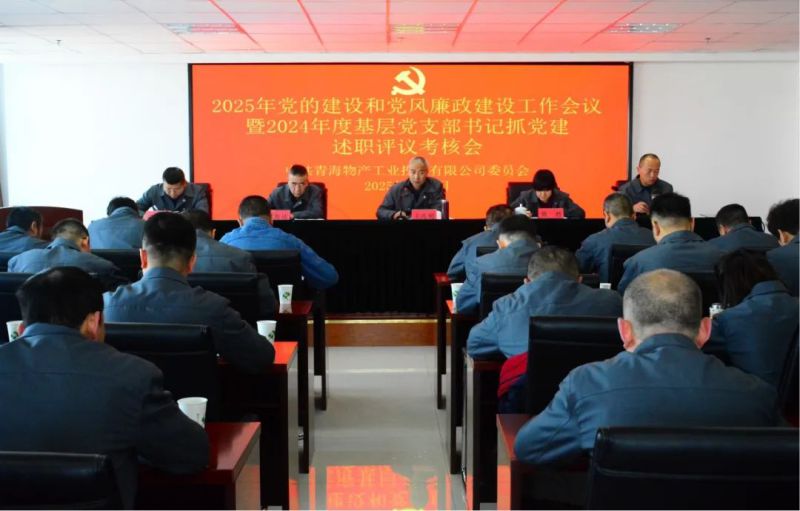 3044am永利集团工投公司党委召开2025年党的建设和党风廉政建设工作会议暨2024年度基层党支部书记抓党建述职评议考核会