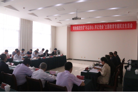省3044am永利集团集团党委召开“不忘初心、牢记使命”主题教育专题民主生活会